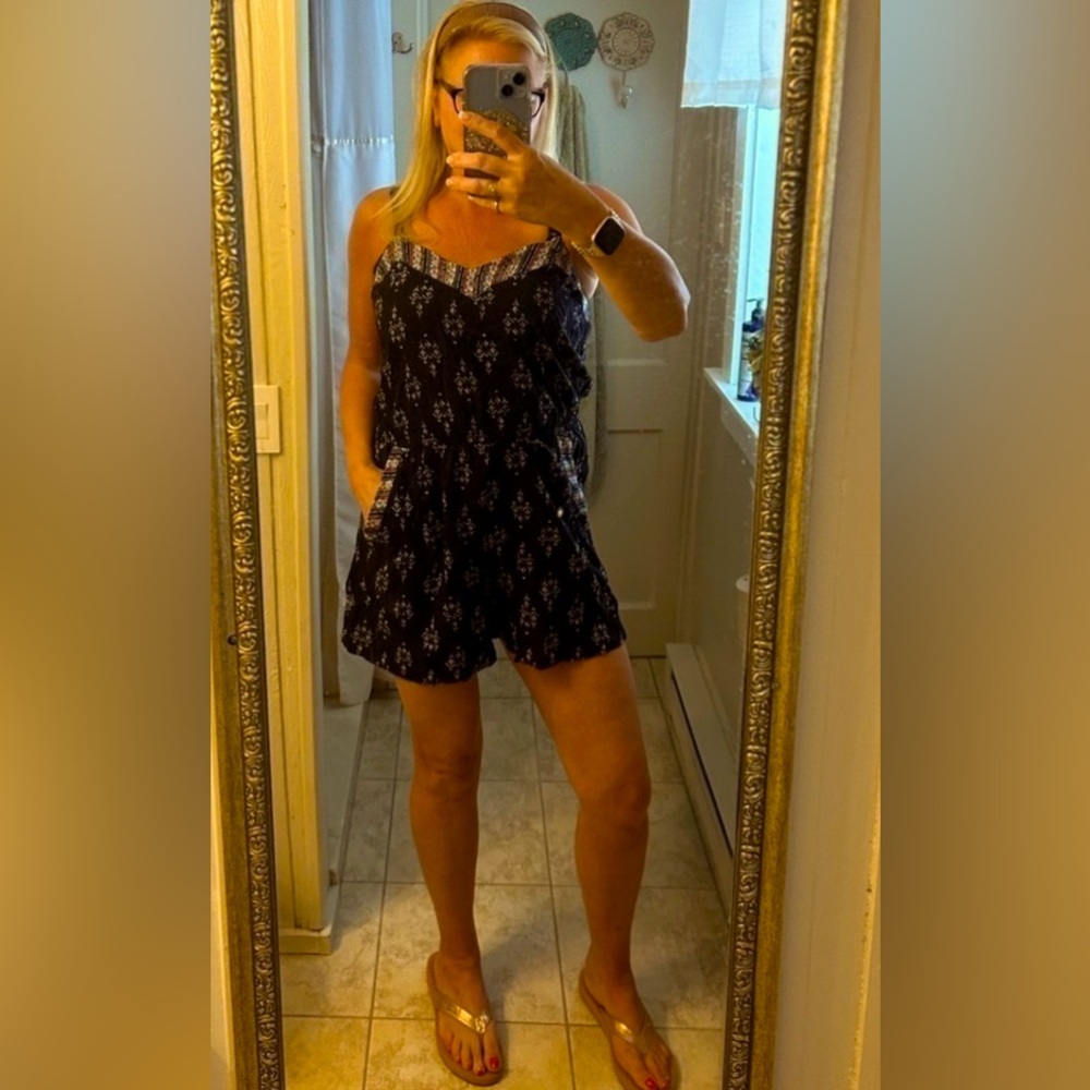 Mudd floral romper
